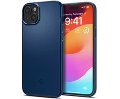 Spigen Thin Fit dėklas skirtas Apple iPhone 15 Plus,  spalva - Navy Blue