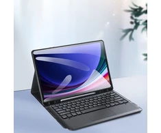 Dėklas su klaviatūra Bluetooth Dux Ducis (Seria TK) Samsung Tab S9 Plus / S9 FE Plus - juodos spalvos