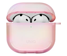 Dėklas Uniq Iridescia AirPods 4 Hang Case - Holo Rožinė