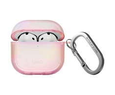 Dėklas Uniq Iridescia AirPods 4 Hang Case - Holo Rožinė