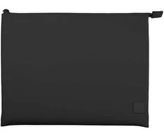UNIQ Lyon Case laptop Sleeve 16″ midnight juodos spalvos Atsparus vandeniui RPET