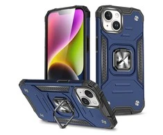 Wozinsky Ring Armor Apple iPhone 15 Plus iPhone 15 Plus Ring Armor – dėklas telefonui mėlynos spalvos