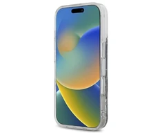 DKNY DKHCP16LLBNAEK Apple iPhone 16 Pro 6.3" dėklas telefonui juodos spalvos hardcase Liquid Glitter Arch Logo