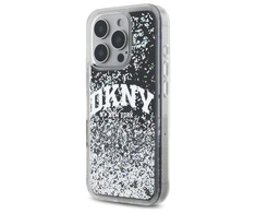 DKNY DKHCP16XLBNAEK Apple iPhone 16 Pro Max 6.9" dėklas telefonui juodos spalvos hardcase Liquid Glitter Arch Logo