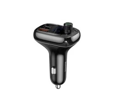 Automobilinis Bluetooth MP3 grotuvas Baseus T Shaped S-13 Juodas OS