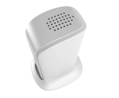 Dudao 5x USB įkroviklis su integruotu ES maitinimo laidu, baltas (A5EU)
