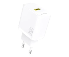 Dudao A27S 25W GaN USB-A įkroviklis – baltos spalvos