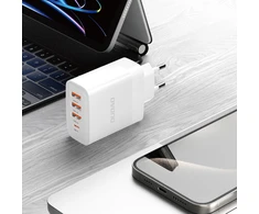 Dudao A5HEU network įkroviklis 3x USB-A 1x USB-C PD20W – baltos spalvos