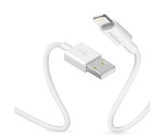 USB prie žaibo kabelis Dudao L1L 3A 1m (baltas)