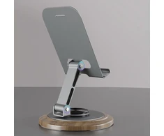 Dudao F17M 360° metalinis telefono stovas – pilkos spalvos