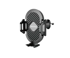 Dudao F2+ smartphone holder for air vent, clamp – juodas