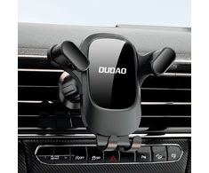 Dudao F5Pro air vent car phone holder – juodos spalvos