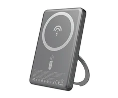 Dudao K28S 20W PD 5000mAh Powerbank su MagSafe is stoveliu – pilkos spalvos