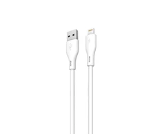 Dudao L2L USB-A / Lightning 3A kabelis 2m – baltos spalvos