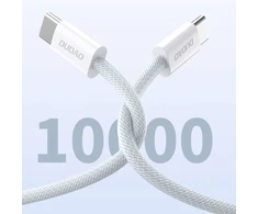 Dudao L6C USB-C – USB-C PD kabelis 30W 1m – light mėlynos spalvos