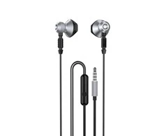 Ausinės Dudao Metal su laidu Earbuds 3.5mm Mini Jack pilkos spalvos (X2C-pilkos spalvos)