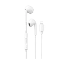 Dudao X14PROL-W1 į ausis įkišamos ausinės su Lightning jungtimi baltos spalvos (X14PROL-W1)