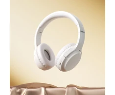 Dudao X22Pro on-ear belaidės Bluetooth 5.3 ausinės – baltos spalvos