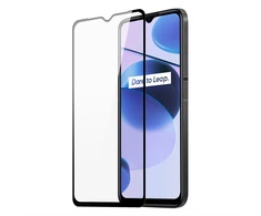Dux Ducis 9D Apsauginis stiklas full screen 9H apsauginis stiklas with frame Realme C35 juodas (case friendly)