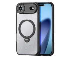 Dux Ducis Aimo Mag dėklas su Magnetic Ring and Stand skirtas Apple iPhone 17 Air – juodos spalvos