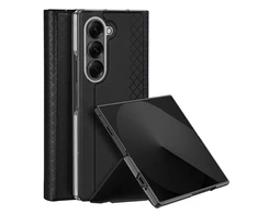 Dėklas Dux Ducis Brill na Samsung Galaxy Z Fold7 su zamknięciem magnetycznym - juodos spalvos