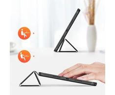 Dux Ducis Domo Huawei MatePad Pro 11'' (2022) smart cover stand dėklas planšetiniam kompiuteriui juodos spalvos