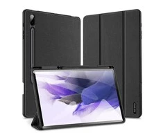 Dėklas Dux Ducis Domo Samsung X800/X806 Tab S8 Plus/T730/T736B Tab S7 FE 2021/T970/T976B Tab S7 Plus 12.4 juodas