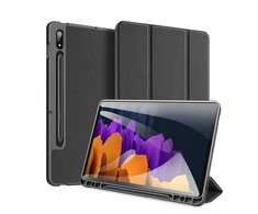 Dėklas Dux Ducis Domo Samsung Tab S8/S7 juodas