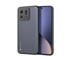 Dux Ducis Fino Xiaomi 13 with silikoninis frame dėklas telefonui pilkos spalvos
