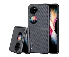 Dux Ducis Fino dėklas skirtas Huawei P50 Pocket, juodas