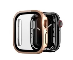 LCD apsauginis stikliukas/dėklas Dux Ducis Hamo Apple Watch 44mm rožinis