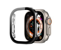 LCD apsauginis stikliukas/dėklas Dux Ducis Hamo Apple Watch Ultra 49mm juodas