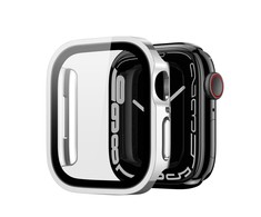 LCD apsauginis stikliukas/dėklas Dux Ducis Hamo Apple Watch 41mm sidabrinis