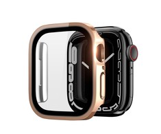 LCD apsauginis stikliukas/dėklas Dux Ducis Hamo Apple Watch 41mm rožinis