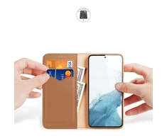 Dux Ducis Hivo dėklas skirtas Samsung Galaxy S23+, rudas