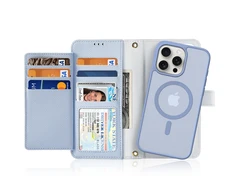 Dux Ducis Lawa Leather dėklas skirtas Apple iPhone 15 Pro – mėlynos spalvos