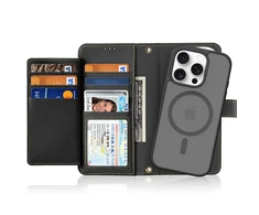 Dux Ducis Lawa Leather dėklas skirtas Apple iPhone 16 Pro Max – juodos spalvos