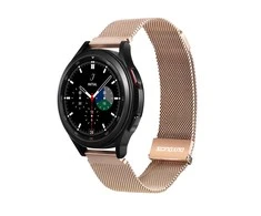 Išmaniojo laikrodžio Samsung Galaxy/Huawei/Xiaomi magnetinis dirželis, Auksinės spalvos, 22mm