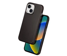 Dux Ducis Naples Apple iPhone 14 Plus Leather (MagSafe Compatible) Dark dėklas telefonui rudos spalvos