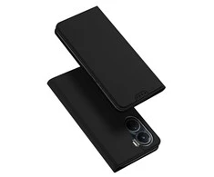 Dux Ducis Skin Pro Vivo Y16 / Y02s wallet atverčiamas dėklas telefonui juodos spalvos