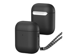 Dėklas Dux Ducis Plen case for AirPods 2 / AirPods 1 headphone case juodas