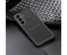Dux Ducis Rafi II Samsung Galaxy S25 su stoveliu and Wallet – dėklas telefonui juodos spalvos