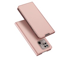 Dux Ducis Skin Pro atverčiamas dėklas, skirtas Xiaomi Redmi 10C rožiniam
