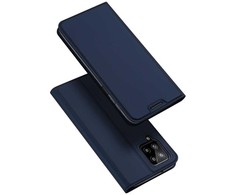 Dux Ducis Skin Pro Bookcase tipo dėklas, skirtas Samsung Galaxy A22 4G mėlynas