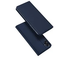 Dux Ducis Skin Pro dėklas skirtas Samsung A042 A04e, tamsiai mėlynas