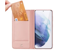 Dux Ducis Skin Pro dėklas skirtas Samsung Galaxy S22 + (S22 Plus), rožinis