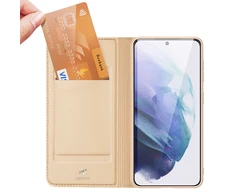 Dux Ducis Skin Pro dėklas skirtas Samsung Galaxy S22 + (S22 Plus), auksinis