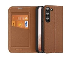 Dux Ducis Skin X2 dėklas skirtas Samsung Galaxy S23+, rudas