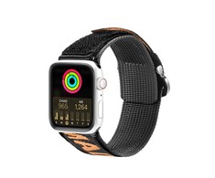 Dux Ducis apyrankė (Outdoor Version) Apple Watch Ultra apyrankė, SE, 9, 8, 7, 6, 5, 4, 3, 2, 1 (49, 45, 44, 42 mm) Nylon juodos ir oranžinės spalvos