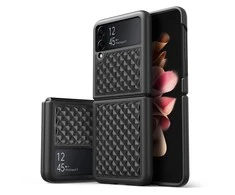 Dėklas Dux Ducis Venice Samsung F711 Z Flip3 5G juodas